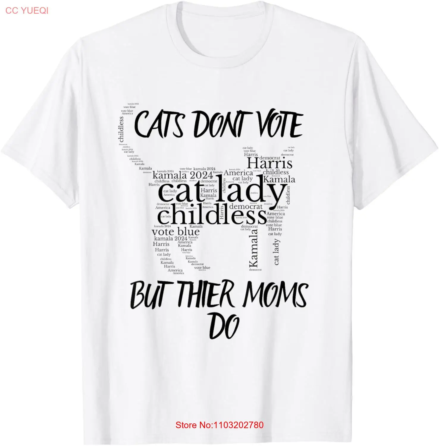 Футболка с котом и кошкой для детей