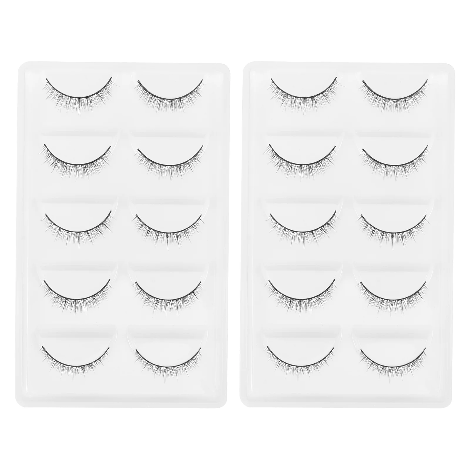 

Eyelashes Lashes False Strip Makeup Eyelash Eye Glued Pre Magnetic Black Reusable Artificial Women 5D Natural Girl Soft