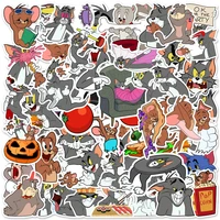 1050 pcs anime cats dog mouse animal graffiti stickers decoration skateboard suitcases bicycle luggage thin waterproof stickers