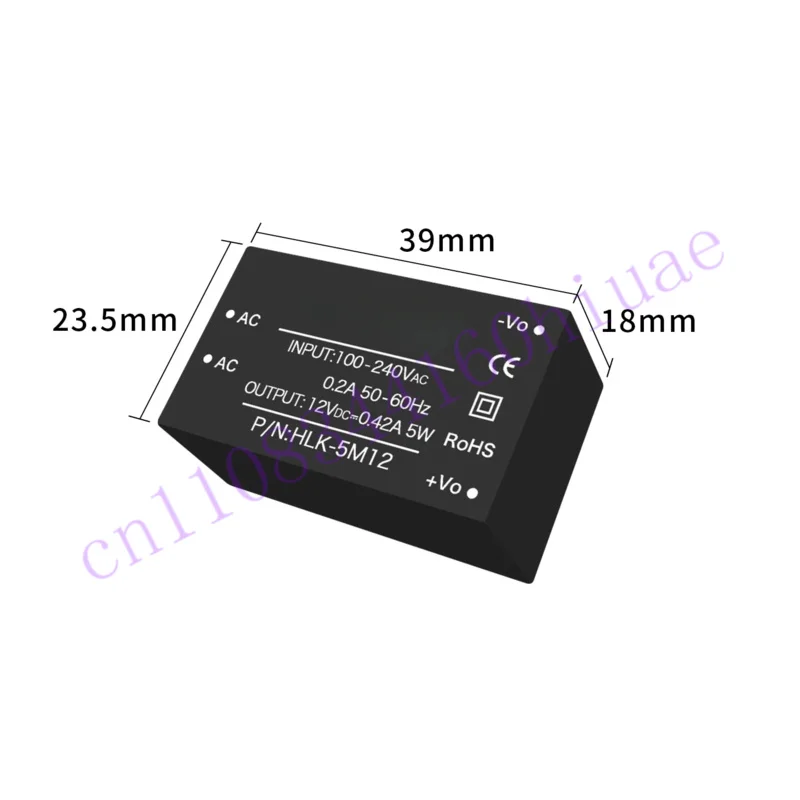 Фото HLK-5M03 HLK-5M05 HLK-5M09 HLK-5M12 HLK-5M15 HLK-5M24 ACDC модуль питания 5 шт. №4