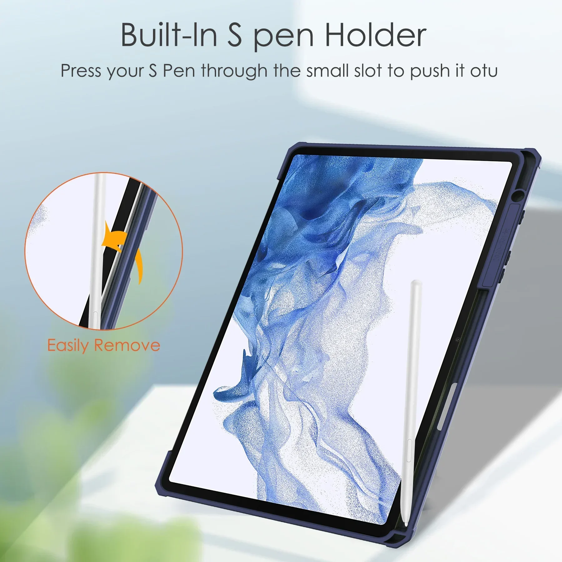 Задний прозрачный чехол для Samsung Galaxy Tab A9 Plus A8 S6 Lite 10 5 дюймов S7 12 4 дюйма S8 S9 FE 11 с