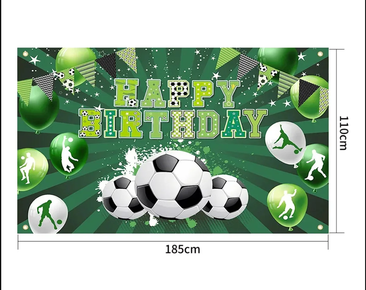 Футбол день рождения вечеринка фон для футбола фотобудка реквизит мальчиков