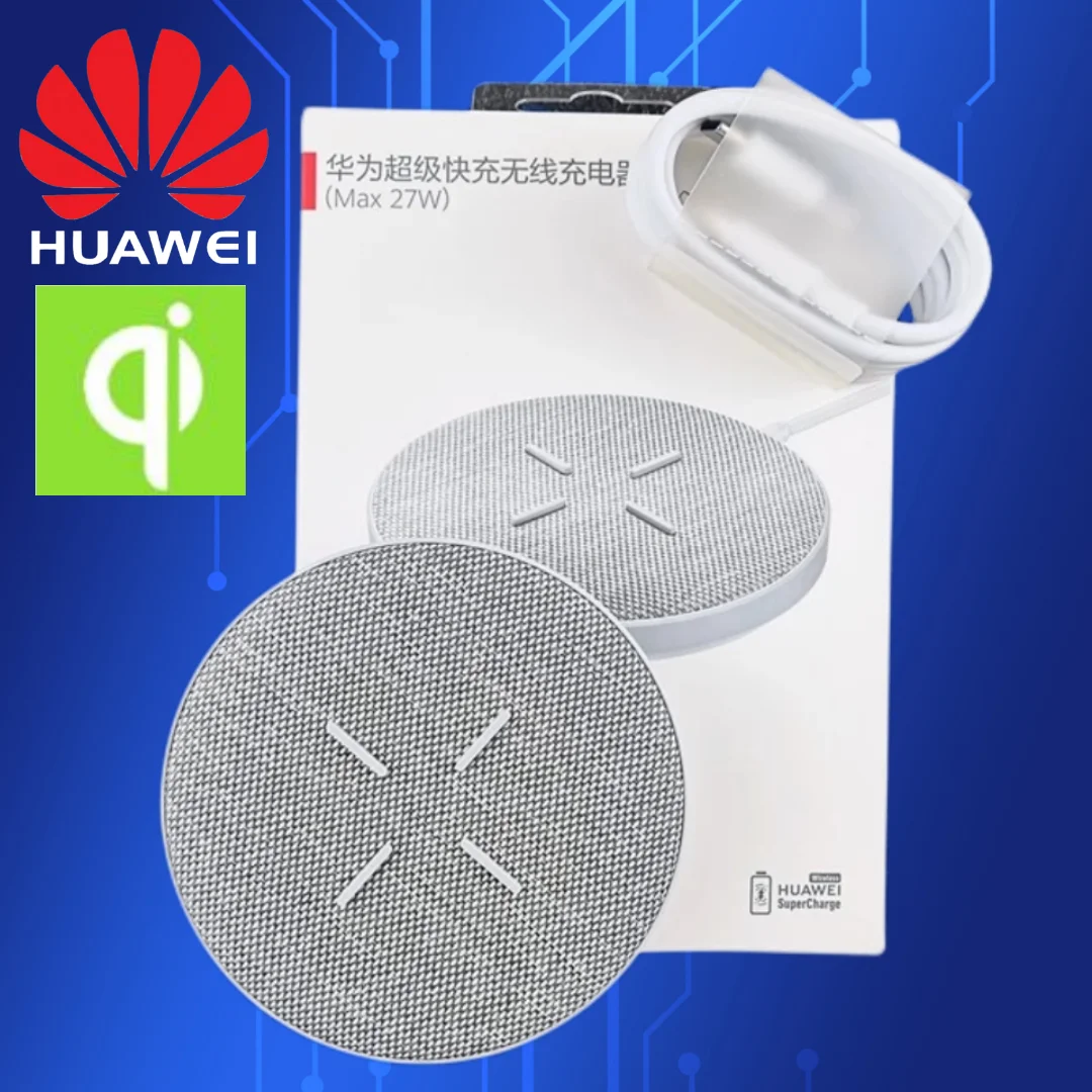 

Huawei 27W Wireless Charger Original Supercharge Fast Charge Pad For P60 P30 P40 P50 Pro Mate 40 50 50E X3 Magic 3/4 Usb Cable