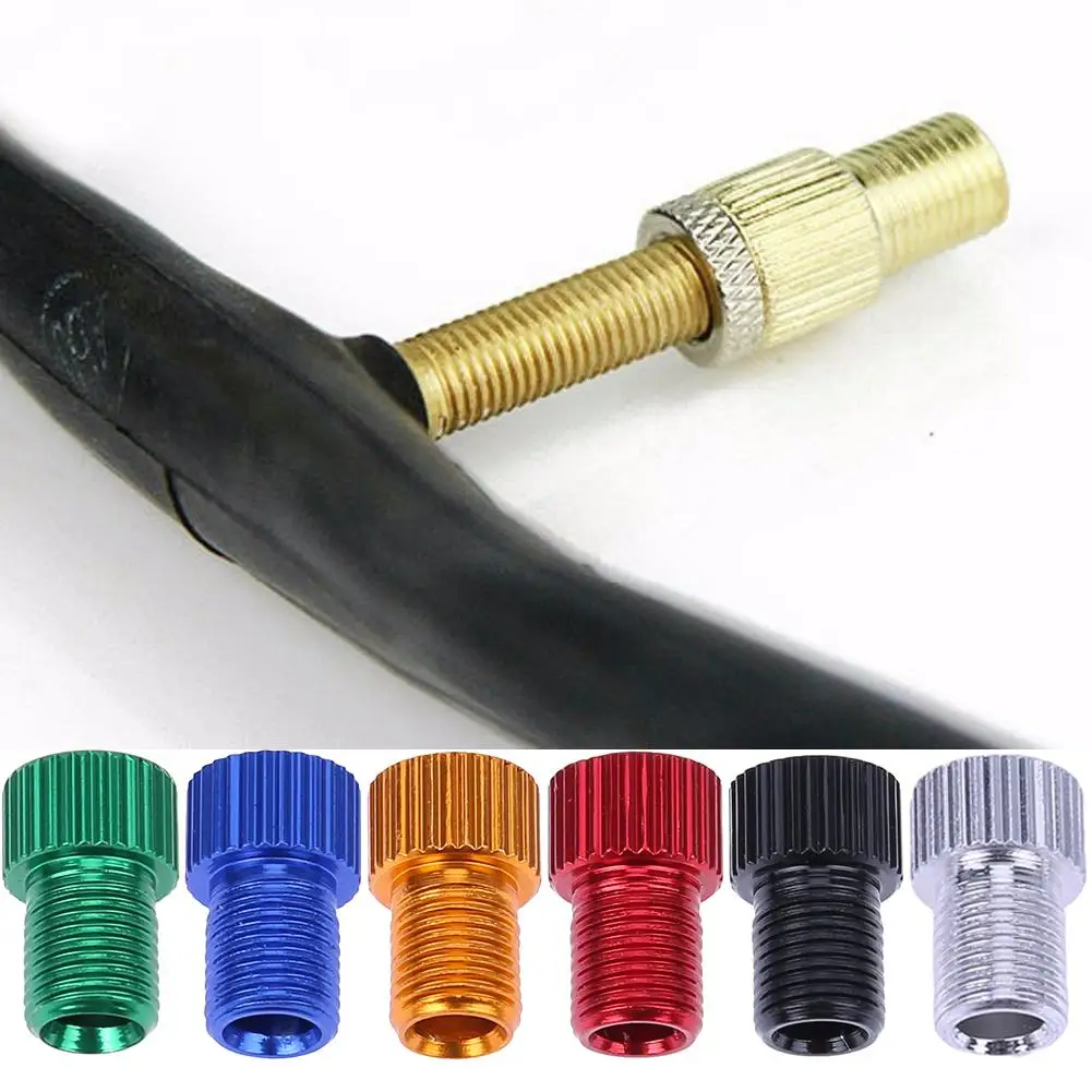 

4pcs Alloy Presta Tire Valve Adapter Road Bike MTB Adaptor French Air Valve Convert to US Valve Pump Tool Accessory freeshippin
