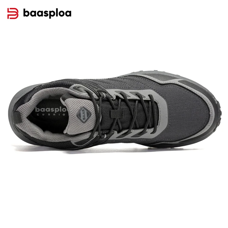 Мужская Походная Обувь Baasploa Водонепроницаемая Кожаная Нескользящая Уличная