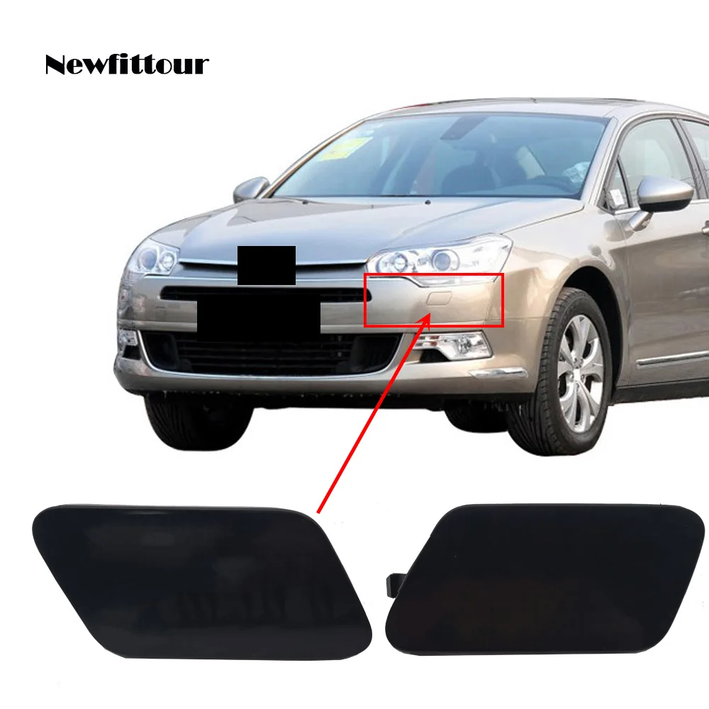

Headlamp Headlight Washer Spray Nozzle Jet Cover Caps For Citroen C5 2009-2012 Car