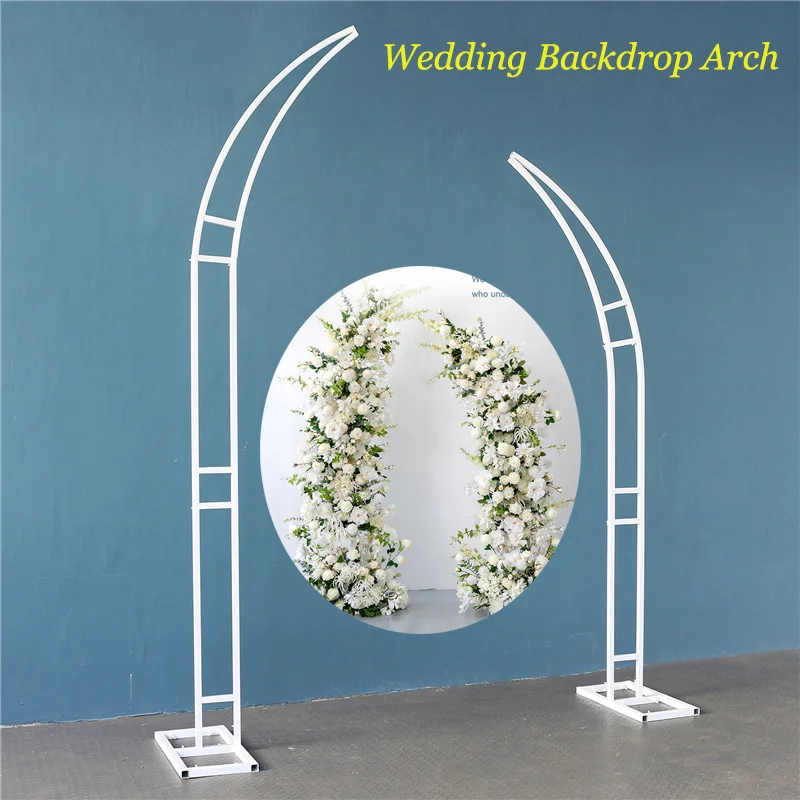

Iron Arch Wedding Background Decoration Anniversaire Mariage Backdrop Stand Party Fleur Artificielle Decoration Outdoor Decor