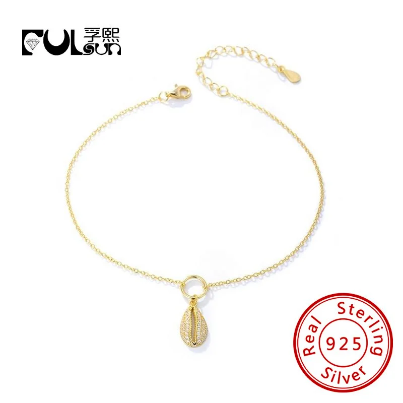 

cubic zirconia Cute adjustable Charm Anklets s925 Silver jewelry INS Minimalist simple Trendy Boho Chain Anklets