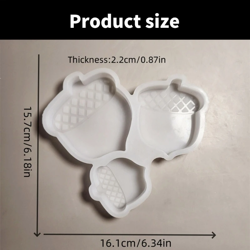 Силиконовая форма для украшения дома каштановая орнамента ювелирный инструмент