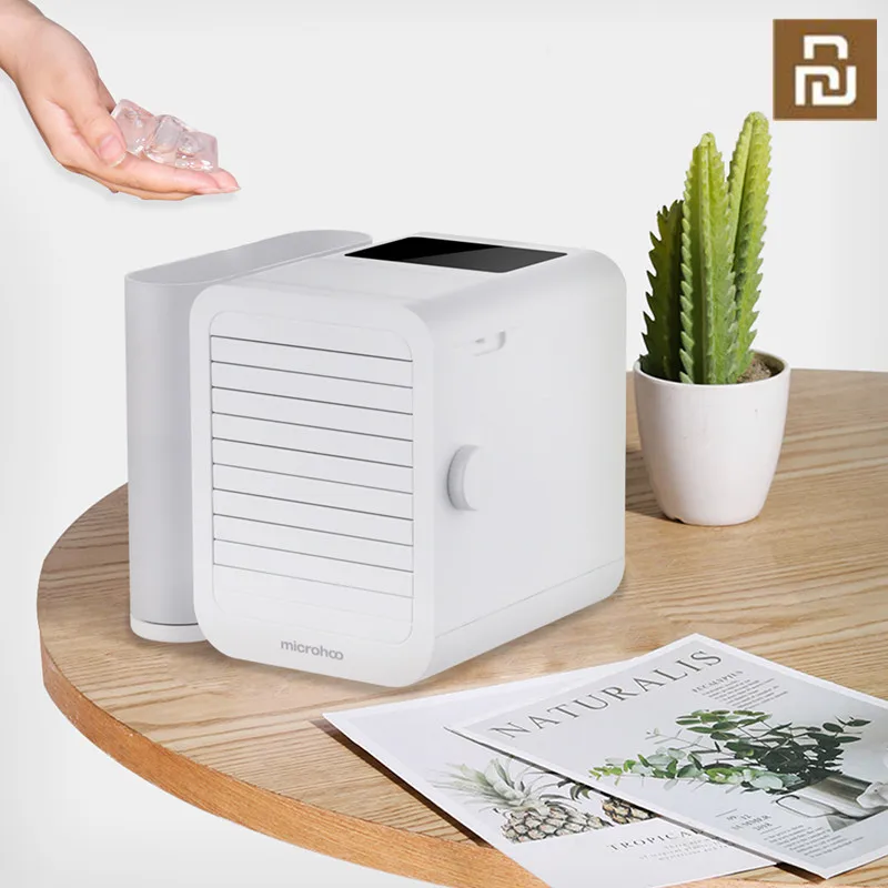 

YOUPIN Microhoo 3 в 1 Мини портативный кондиционер вентилятор водяного охлаждения сенсорный экран тайминг артический кулер-увлажнитель