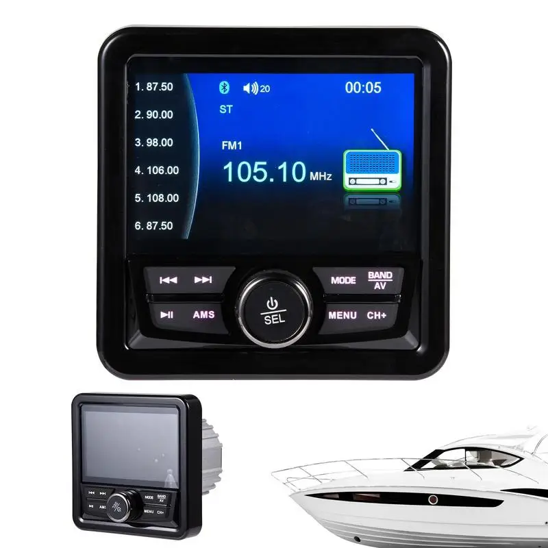 

Music Player For Boat Multimedia Support MP5 MP4 AVI MKV BT USB Car Audio Receivers Car Electronic Parts For Live Music News
