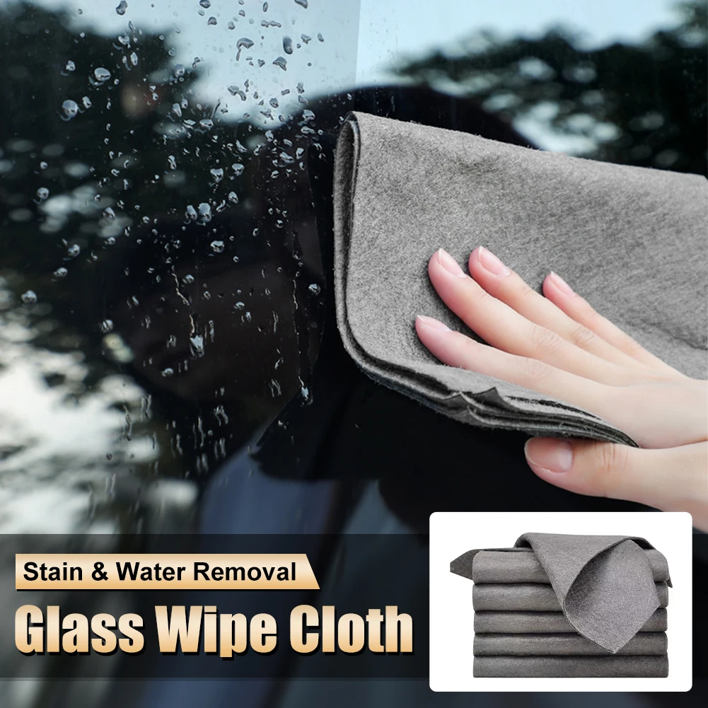 

5/10Pcs Magic Glass Wiping Rags Thicken Window Mirror Cleaning Cloth Home Car Glass Washing Cleaning Towel Efficient Clean Wipes