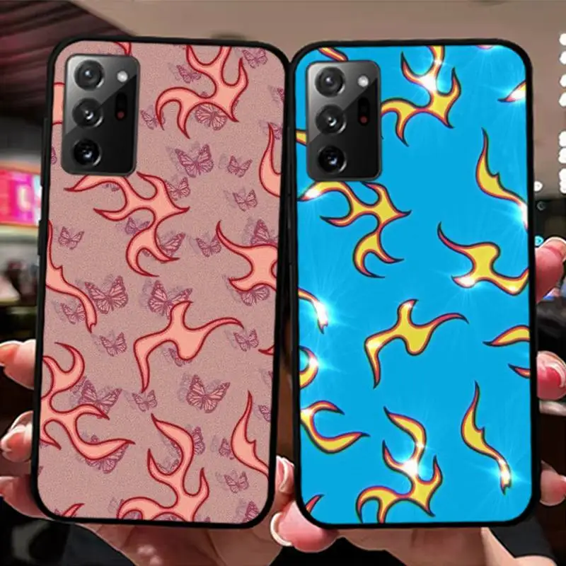 

Flames Phone Case for Samsung Note 5 7 8 9 10 20 pro plus lite ultra A21 12 72