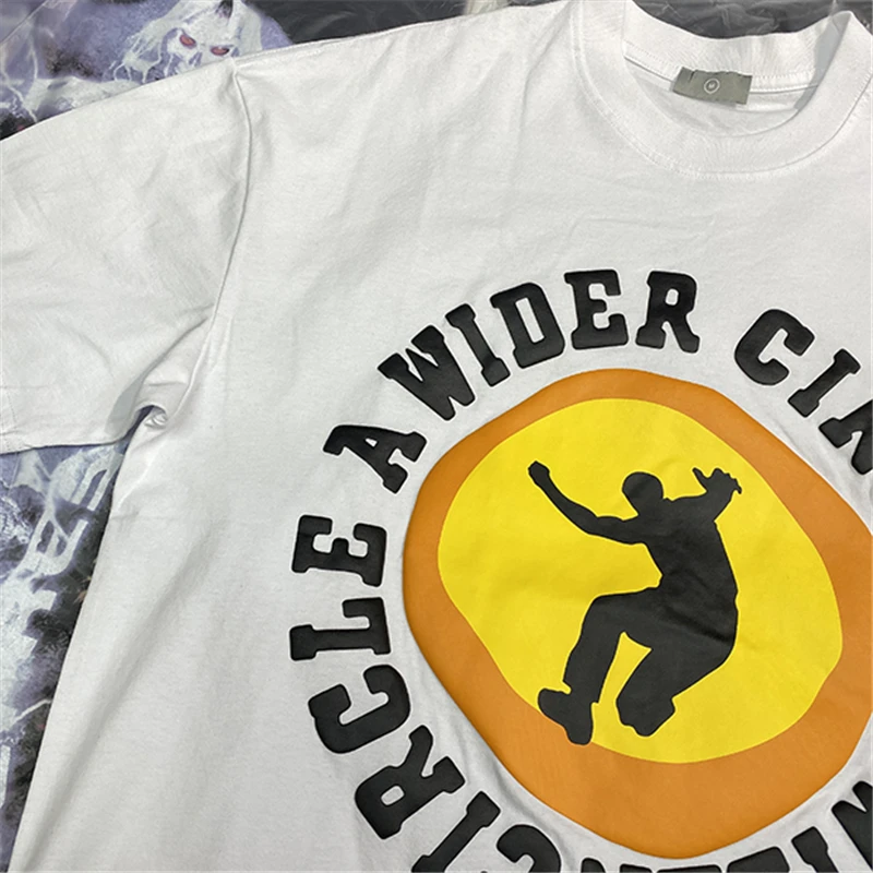 Футболка CPFM с пышным принтом для мужчин и женщин Высококачественная тенниска