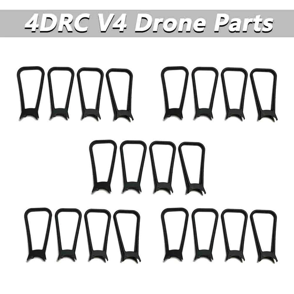

20PCS V4 Propetor Guard Propeller Protective Ring Blade Protection Frame Spare Part Kit for 4DRC V4 Drone Original Accessory
