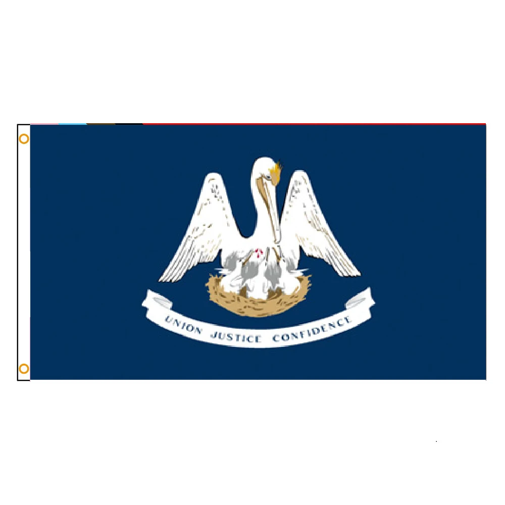 Флаг США, штат, союз, справедливость, доверие, Луизиана, 90x150 см