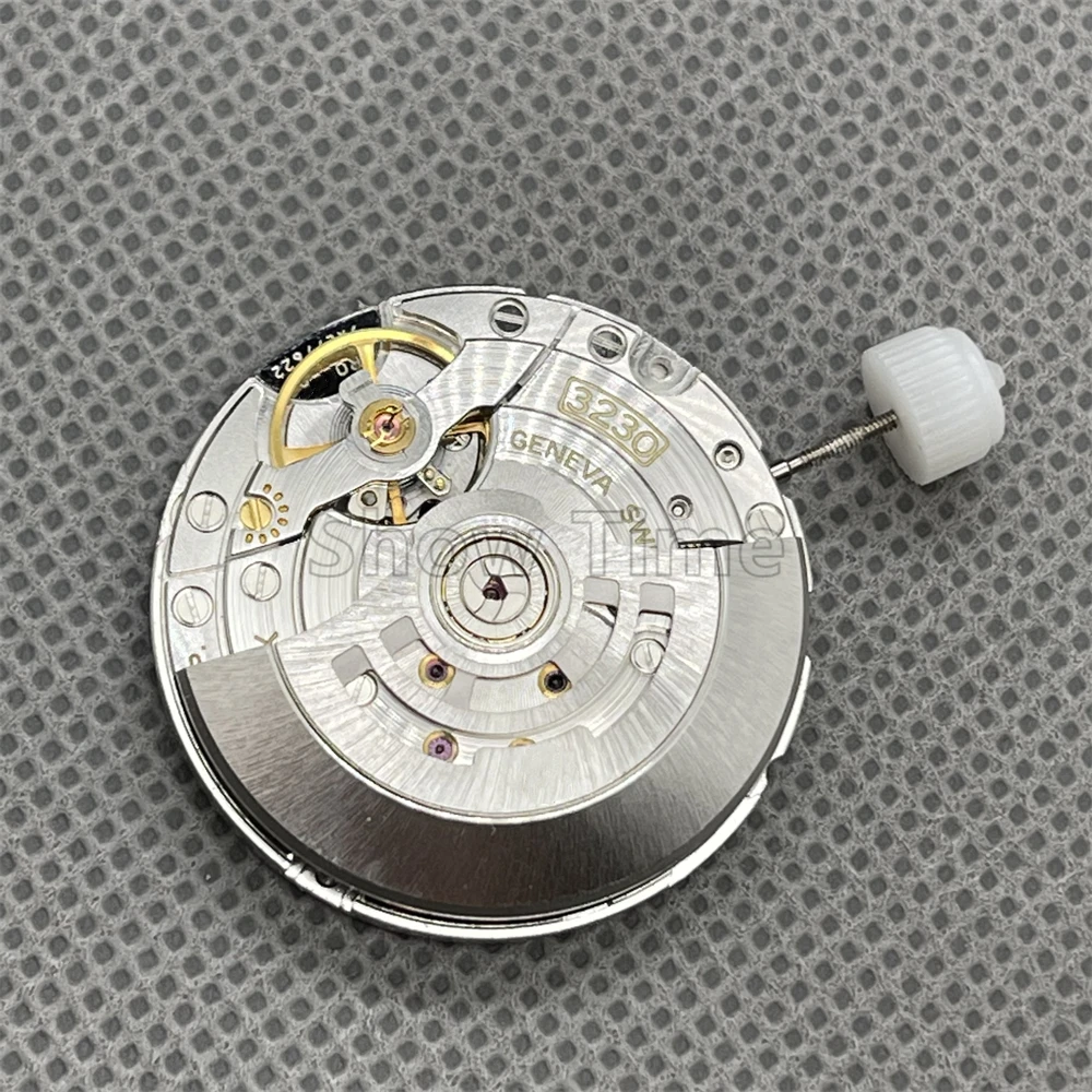 

China made 3230 automatic mechanical movement blue balance wheel SUB no date movement VR3230 clean factory for 124060