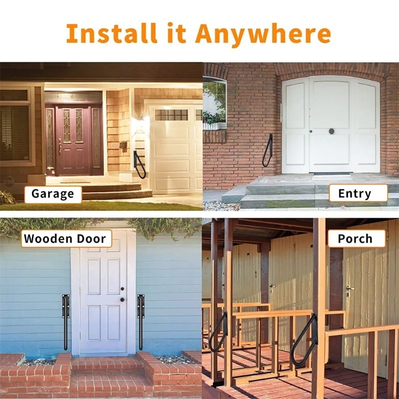 Дверной косяк угловое настенное крепление перила уличные ступеньки для сада