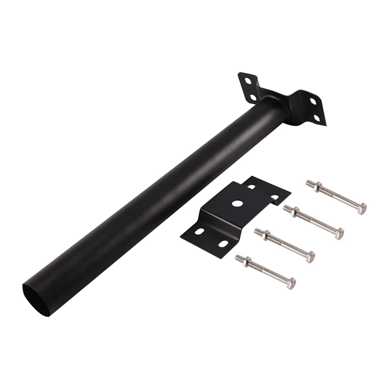 

1 Set Rust-Proof Wall Mounted Solar Light 50MM Mounting Pole Support For Solar Powered Wall Street Wall Light Lamp Steel Bracket