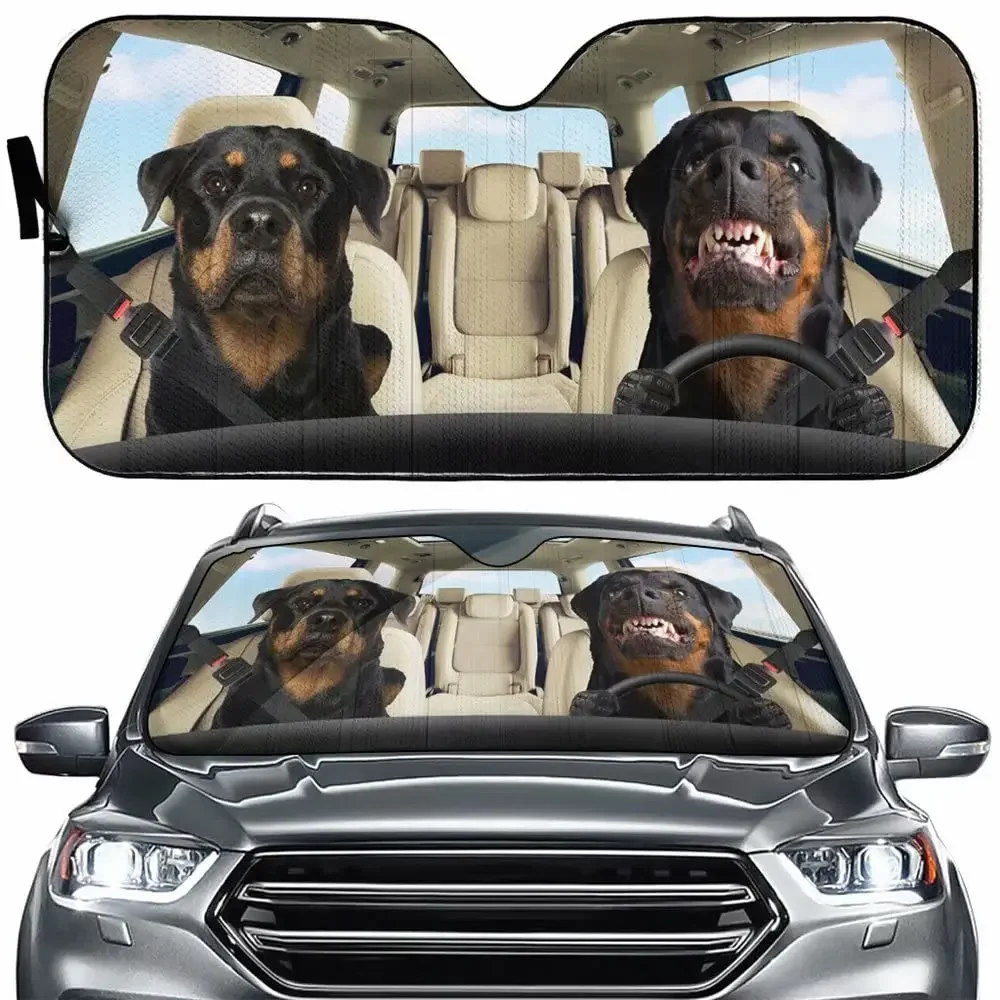 Greture Rottweiler автомобильный солнцезащитный козырек для лобового стекла автомобиля