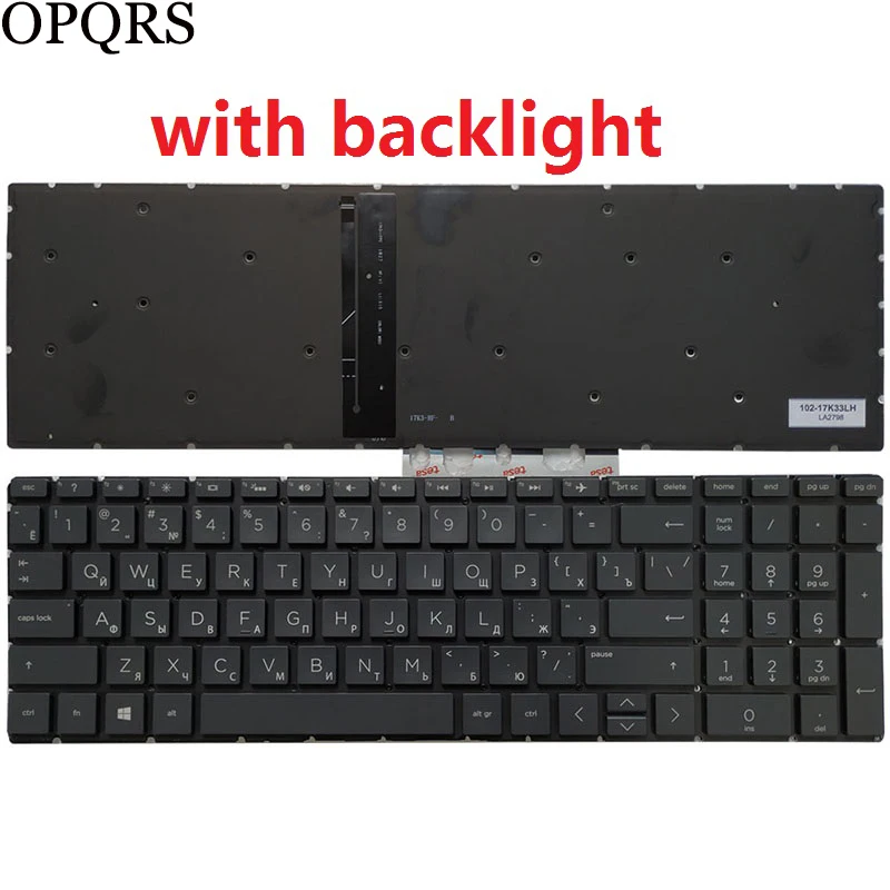 Клавиатура с русской раскладкой для ноутбука HP Pavilion 15-CN 15-CR 15-CW 15-DR 15-EC 15-CX 15-DK 15t-DA