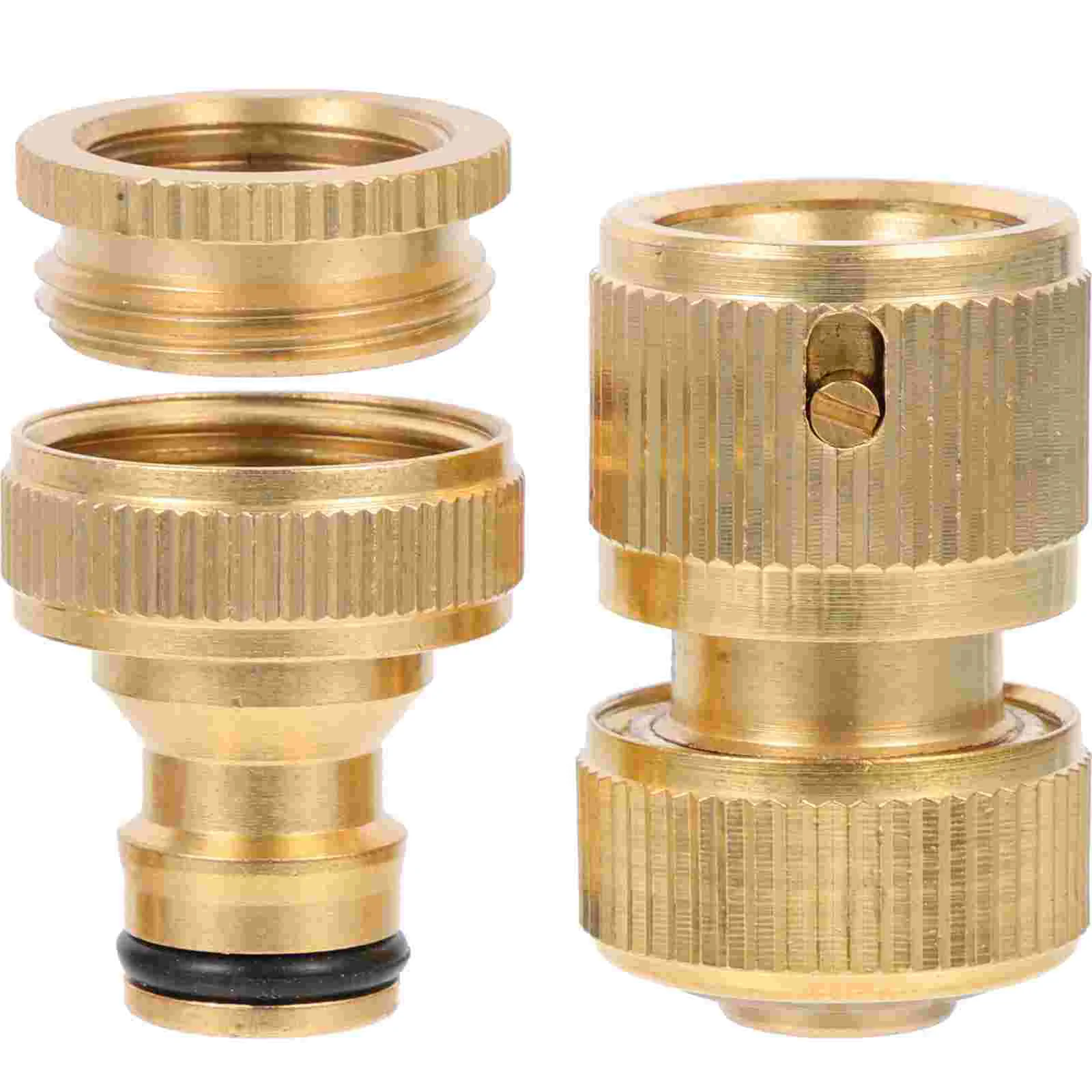 

Hose Quick Connect Fittings Water Garden Adapter Connectorsbrass Disconnect