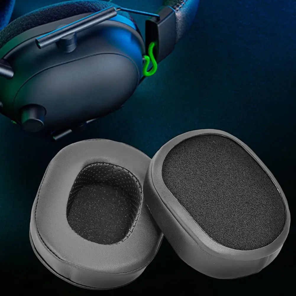 

1 Pair Headphone Sleeves Stylish Breathable Easy Installation Headphone Cushions Headphone Cushions