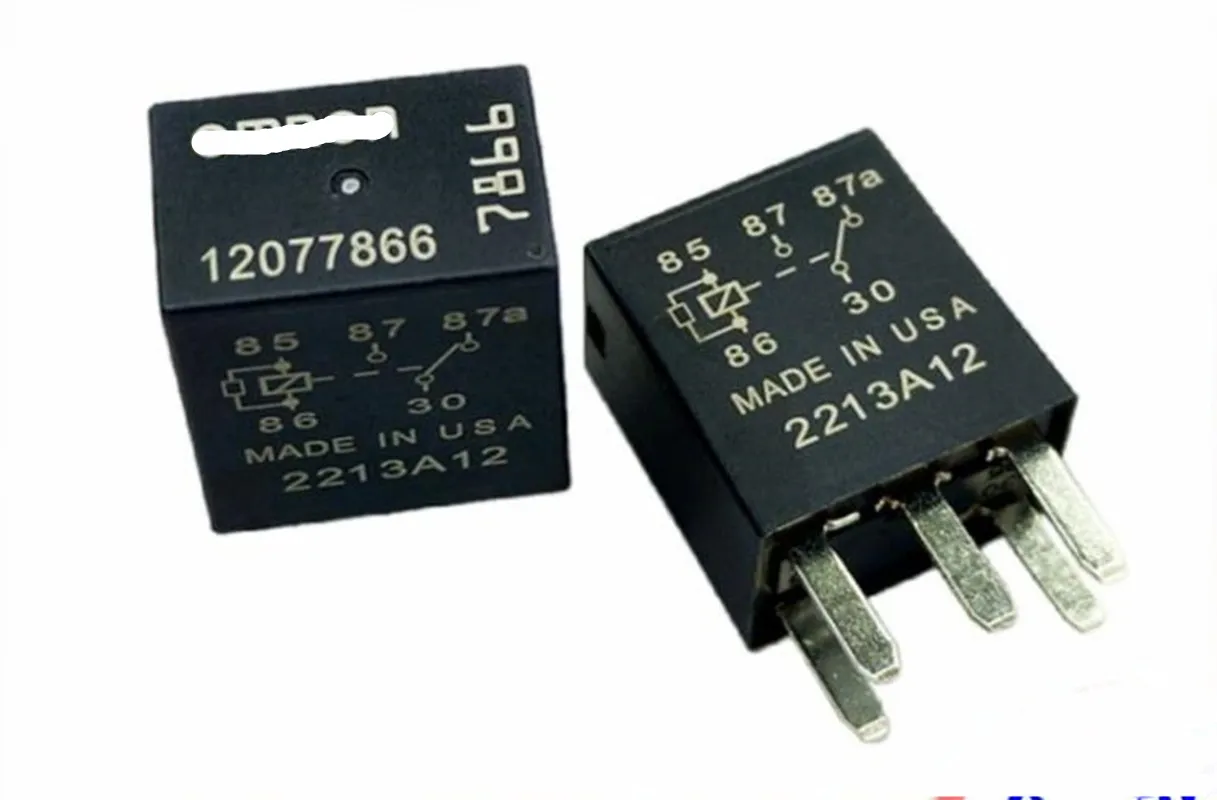 2шт. 12077866 5-контактное автомобильное реле 35А 7866