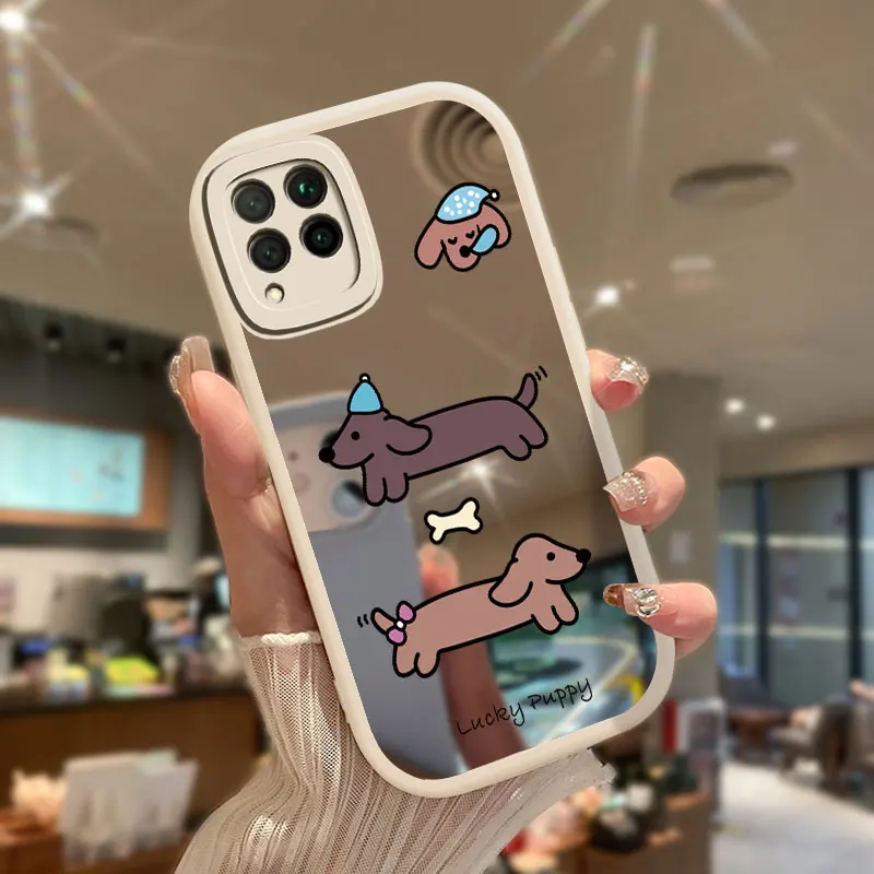 Чехол для макияжа Honor 20 Nova 5T с зеркалом Huawei 7 SE 7i 6 4E Y9 Prime 2019 Magic 5 Pro мягкий милый