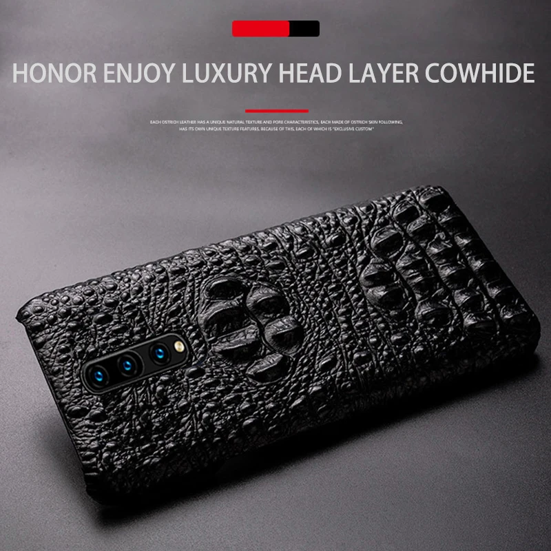 

Oneplus 7 7pro 6 6T, Крокодиловая Кожа, череп, телячья кожа, телефон, 7 Plus, 7, 7t Pro, 8, 8Pro, телячья кожа