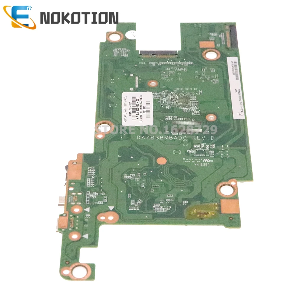 NOKOTION для HP Pavilion X2 12-B материнская плата ноутбука SR2EN M3-6Y30 0 9 ГГц 4 Гб ОЗУ 841770-001 841770-601