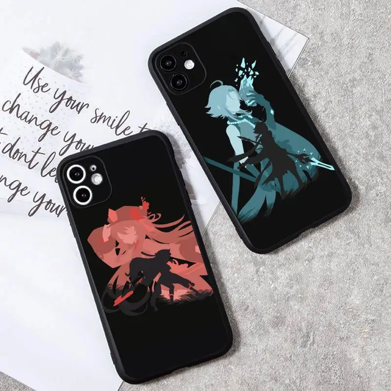 

Hot Genshin Impact Game Phone Case For iphone 14 Plus 13 12 Mini 11 Pro XS Max X XR Cover