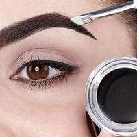 5 colors eyebrow gel cosmetics enhancers with brush waterproof long lasting brown shade eyebrow cream female eye makeup cosmetic