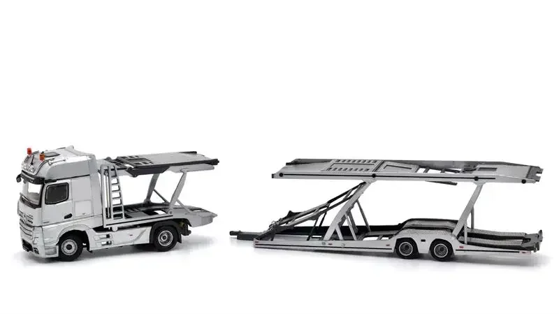 Уникальная модель × крошечный 1:64 Actros двухслойный автомобильный прицеп