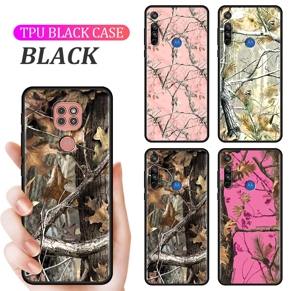 Противоударный чехол Funda для Motorola Moto G30 One Fusion G9 Play G8 Power Lite G60 E6s Edge Plus, мягкий чехол Realtree Real Tree