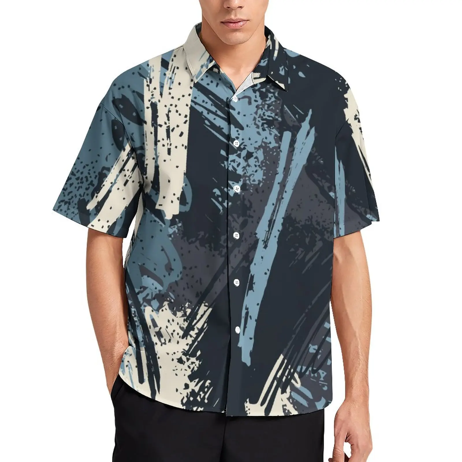

Men's Fashion Printed T-Shirt Stylish Short Sleeve Tops For Summer