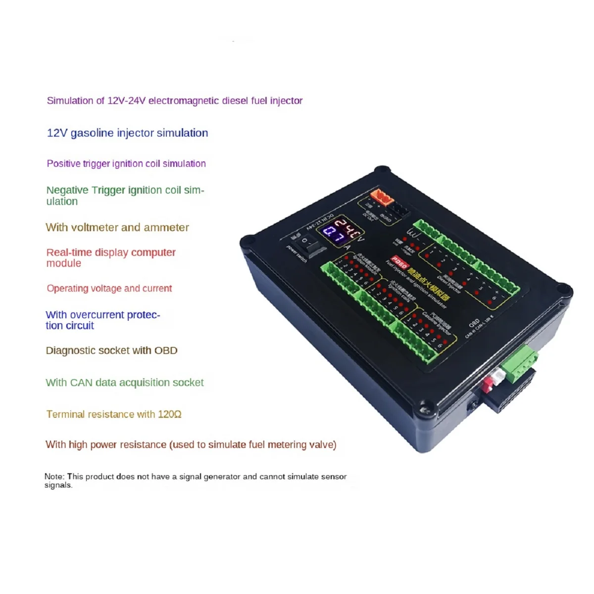 Новый PD60 + симулятор зажигания впрыска топлива испытательное оборудование