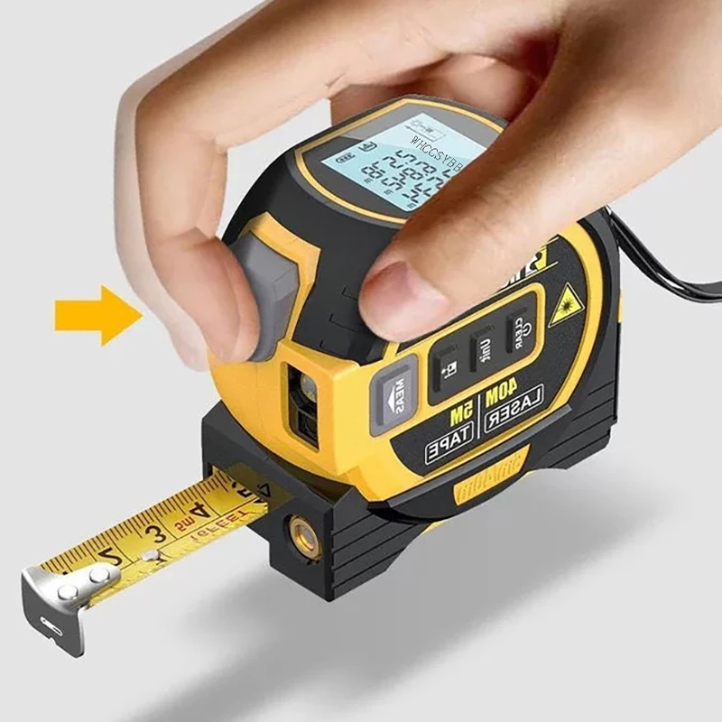 Рулетка с ЖК-дисплеем Цифровой дисплей Измерительная лента лазерный измеритель