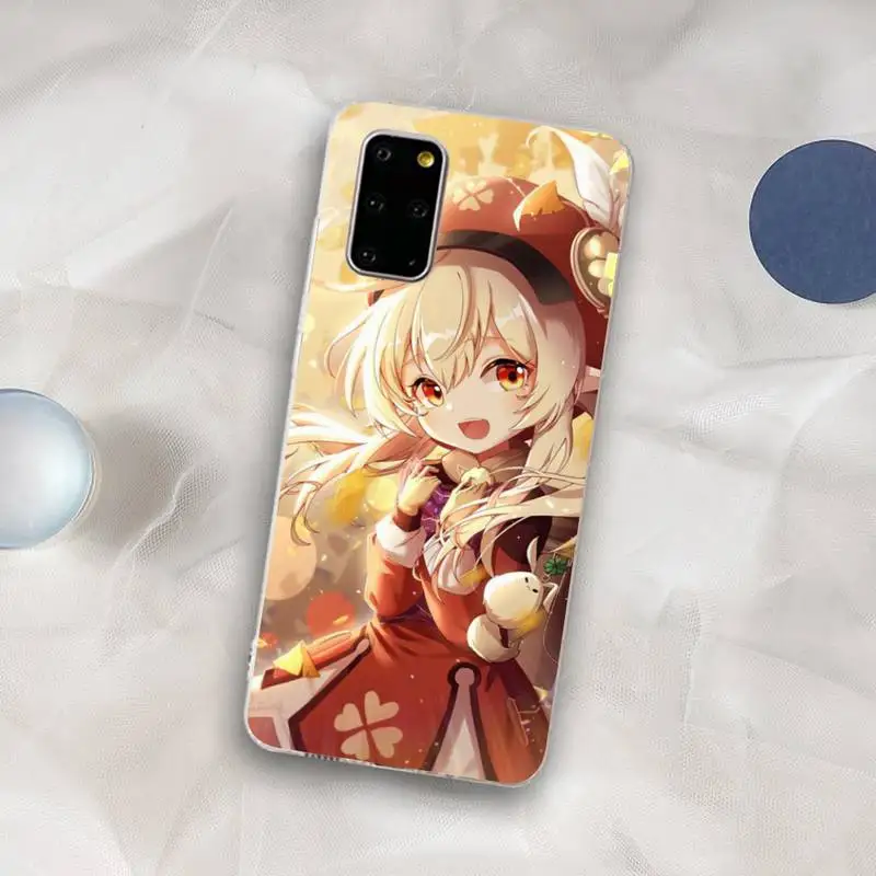 Klee Genshin Impact Phone Case for Samsung S21 A10 for Redmi Note 7 9 for Huawei P30Pro Honor 8X 10i cover