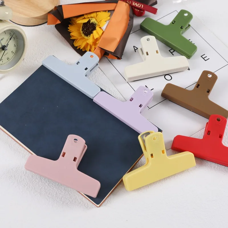 

10 шт./набор, пластиковые зажимы для бумаги