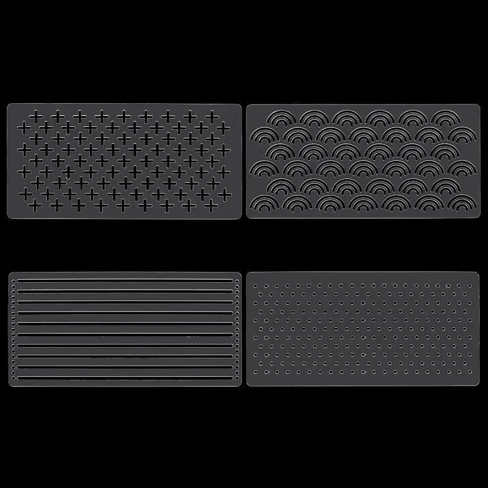 

Набор Из 4 Прозрачных Акриловых Трафаретов Для Сашимо, 10x20 См, Шаблон Для Вышивки