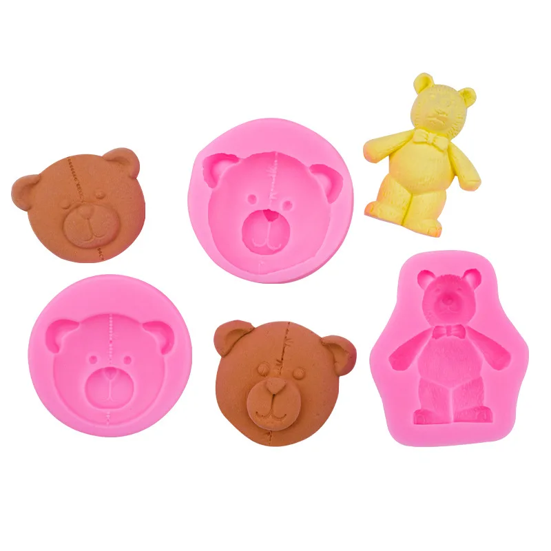 

Frog Hippo Lion Silicone Mold Fondant Biscuit Candy Chocolate Mould Epoxy Resin Molds DIY Homemade Cake Decorate Kitchen Tool