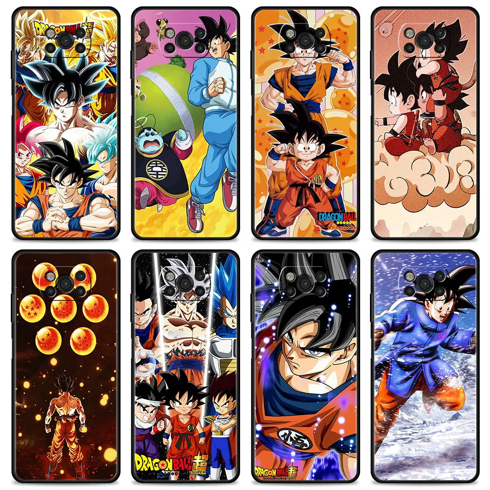 

Dragon Ball Z Phone Case for Xiaomi POCO X3 X4 NFC M3 M4 Pro GT F1 MI 11 10T Lite 11T 9T 12 Note 10Lite Silicone Coque