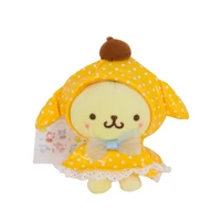 sanrio cartoon anime popular cute raincoat cinnamoroll mymelody kuromi plush doll pendant cartoon pendant gift