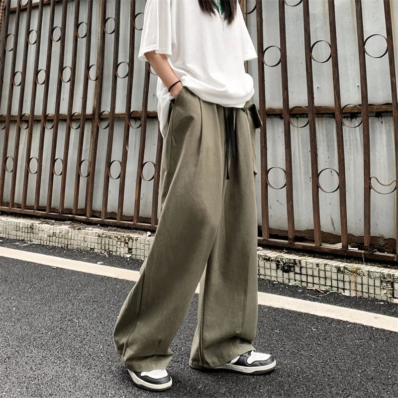 

CGC 2023 винтажные Женские Мешковатые брюки карго корейская мода уличная одежда парашютные брюки женские прямые широкие спортивные штаны для бега