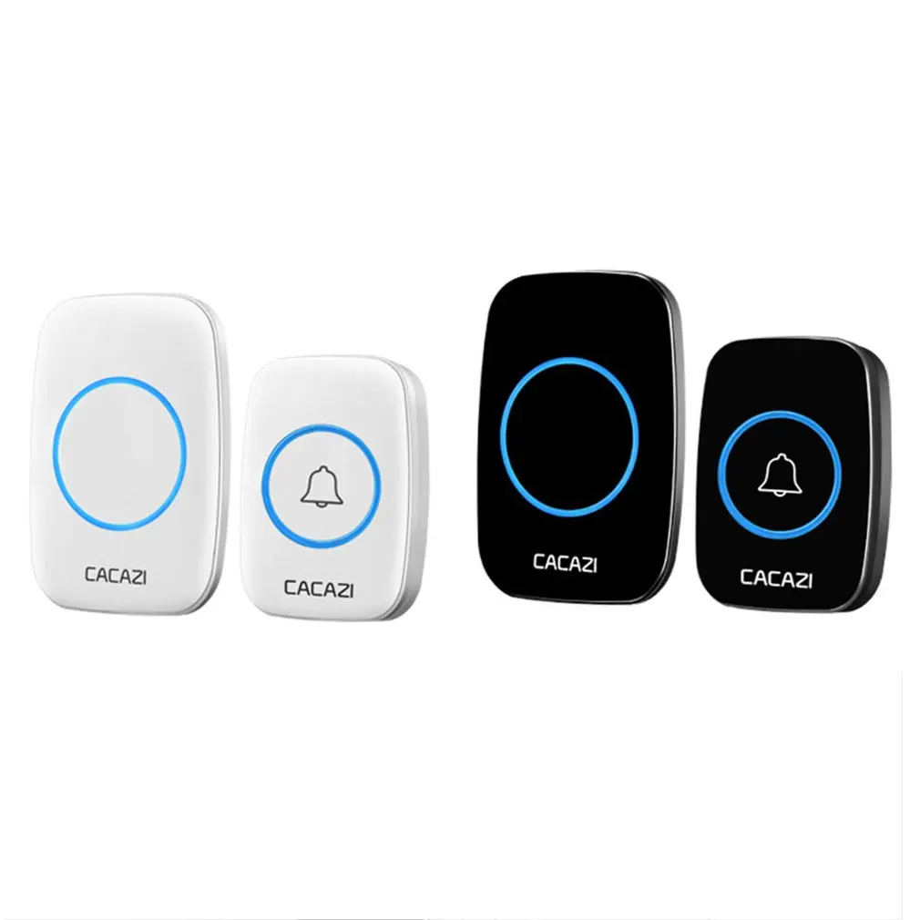 

110DB Wireless Doorbell Waterproof 300M Remote EU AU UK US Plug smart Door Bell battery 1 button 1 2 3 receiver
