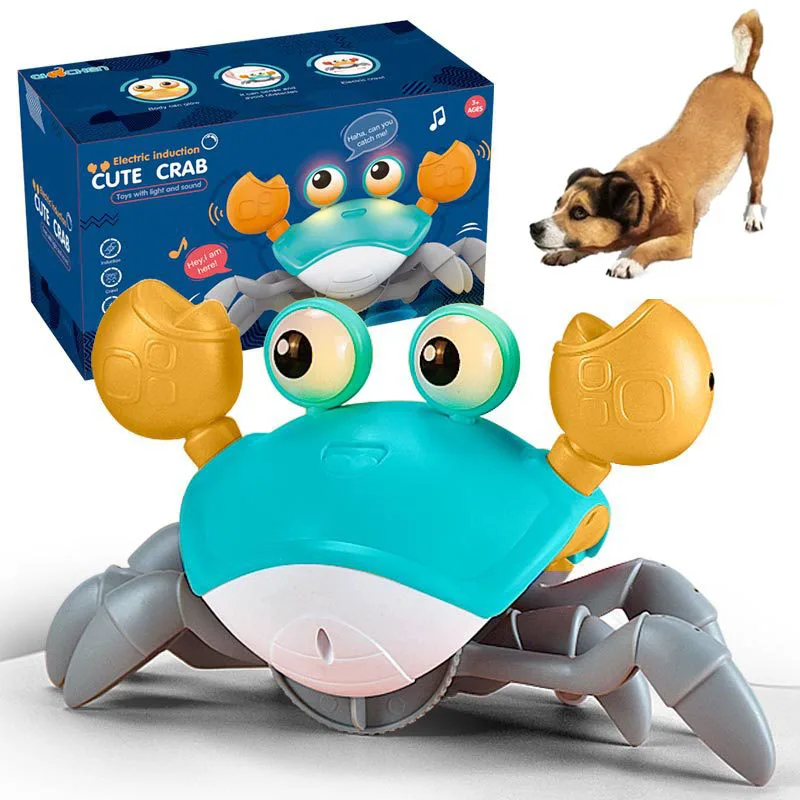Nduction Escape Crab Rechargeable Electric Pet Toy  Interact