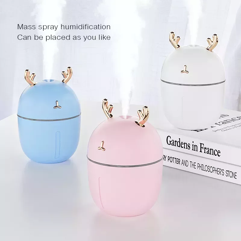 Humidifier Silent Aroma Diffuser 300ML Desktop Humidifier Negative Ion Humidification Diffuser For Air-conditioned Room 37D