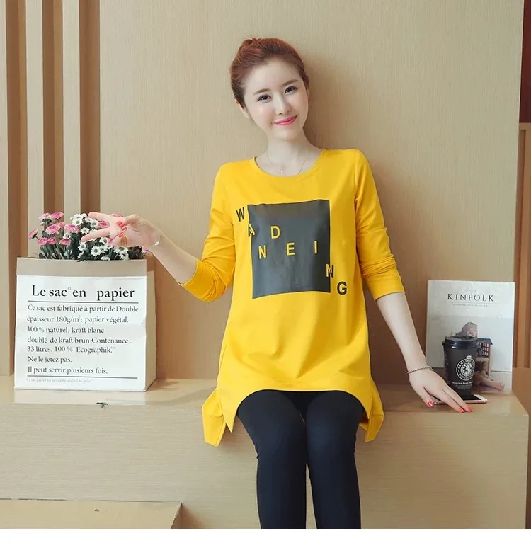 

Spring 2022 New Maternity T-shirt loose maternity wear