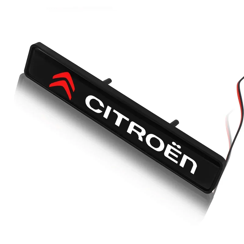 

Стайлинг автомобиля, передняя решетка капота, эмблема, светодиодный декоративный светильник для Citroen C4 C3 C5 C1 C2 Berlingo C-Elysee C4-Picasso C4-Aircross